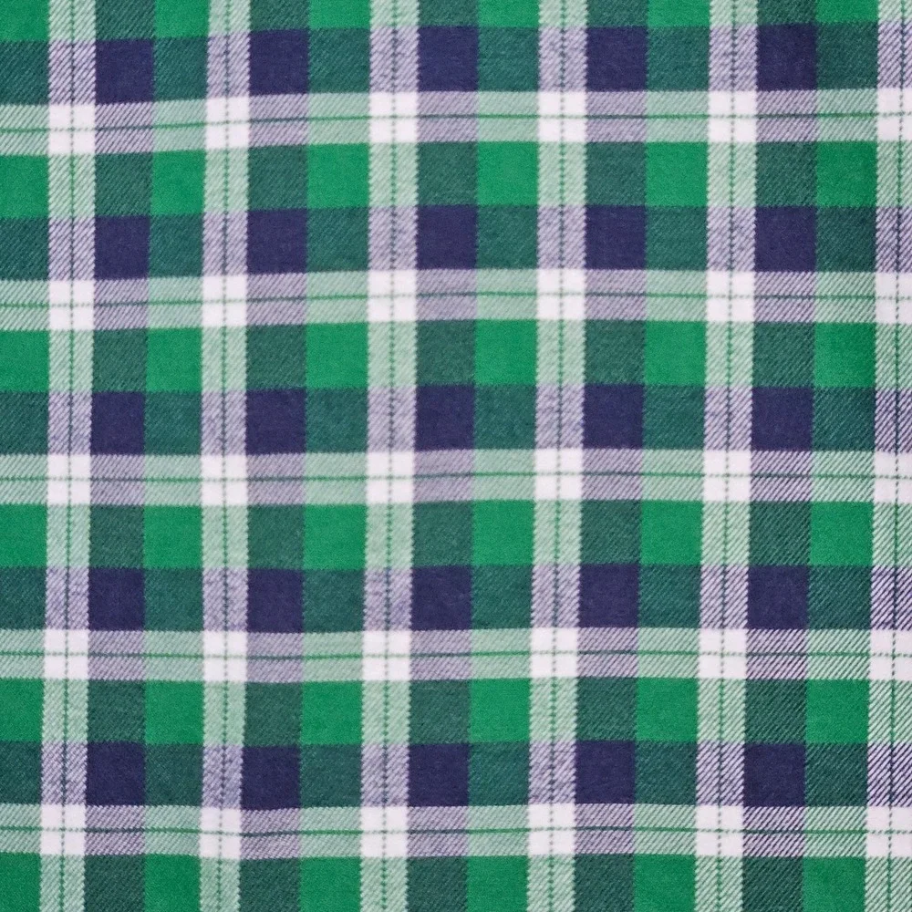 Banana Republic Men's Green Blue White Plaid Size M Button Up Shirt 100% Cotton‎